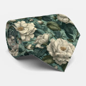 エッジィなベストマン ガーデニアの花 ネクタイ (ロール)