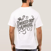 エッジィな吸血鬼のドクロ Tシャツ (裏面)