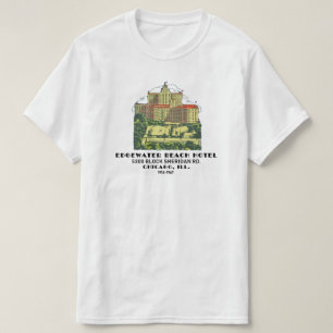 エッジウォータービーチホテルシカゴイリノイ Tシャツ
