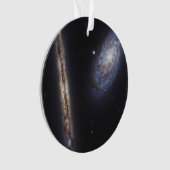 エッジオン銀河系Ngc 4302 & Tilt銀河系Ngc 4298 オーナメント (正面)