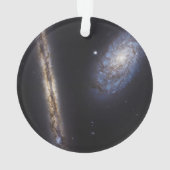 エッジオン銀河系Ngc 4302 & Tilt銀河系Ngc 4298 オーナメント (裏面)