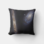 エッジオン銀河系Ngc 4302 & Tilt銀河系Ngc 4298 クッション (正面)