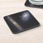 エッジオン銀河系Ngc 4302 & Tilt銀河系Ngc 4298 コースター (左側)