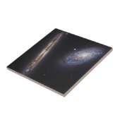 エッジオン銀河系Ngc 4302 & Tilt銀河系Ngc 4298 タイル (側面)