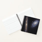 エッジオン銀河系Ngc 4302 & Tilt銀河系Ngc 4298 ノートブック (内部)