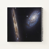 エッジオン銀河系Ngc 4302 & Tilt銀河系Ngc 4298 ノートブック (裏面)