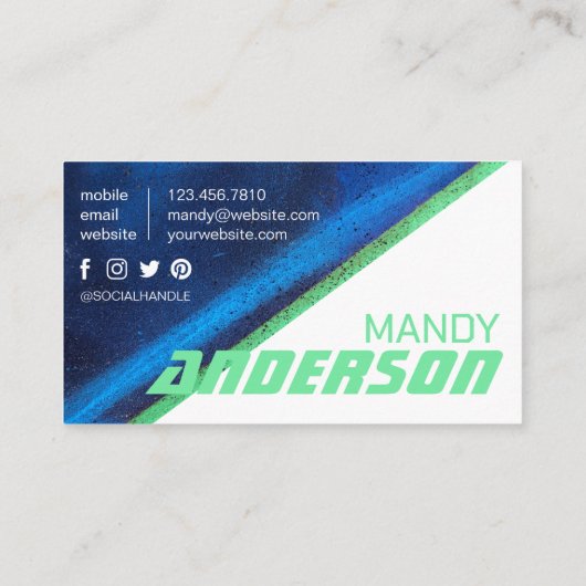 エッジグラフィティグランジフィットネスパーソナルトレーナー 名刺 (裏面)