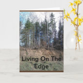 エッジグリーティングまたはノートカードでの生活 カード (黄色い花)