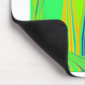 エッジジックジオメトリックネオンデザイン マウスパッド (コーナー)