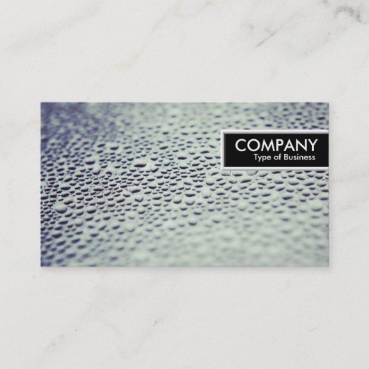 エッジタグ - ガラスの水滴 01 名刺 (正面)