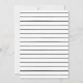 エッジモダンホワイト2写真卒業 案内状 (裏面)