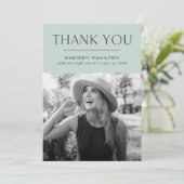 エッジモダンミント写真卒業 サンキューカード (スタンド正面)