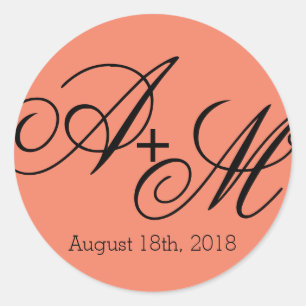 エッジモダンモノグラム ラウンドシール