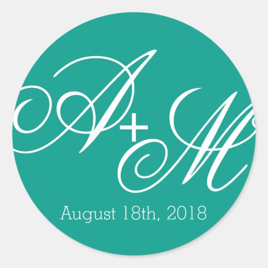 エッジモダンモノグラム ラウンドシール (正面)