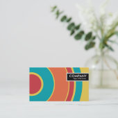 エッジラベルカラフル – 円05 名刺 (スタンド正面)