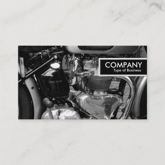 エッジラベルクラシック- Motorbike Engine II 名刺 (正面)