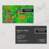 エッジラベルサイケデリック – フラワーベッド 名刺 (正面/裏面)