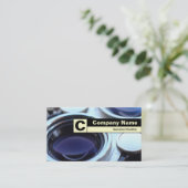 エッジラベル付きモノグラム – TLRヴィンテージ 名刺 (スタンド正面)