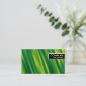 エッジラベル – カスケーディンググリーン 名刺 (スタンド正面)