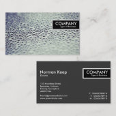 エッジラベル – ガラス上の水滴01 名刺 (正面/裏面)