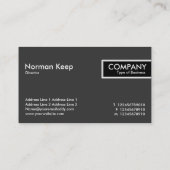 エッジラベル – キャンバスの外観 名刺 (裏面)