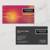 エッジラベル-サンライズサンセット 名刺 (正面/裏面)