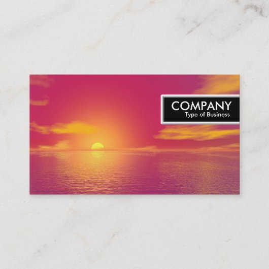 エッジラベル-サンライズサンセット 名刺 (正面)