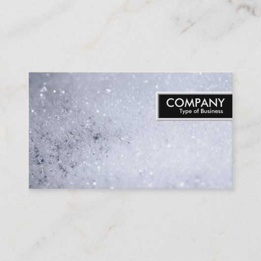 エッジラベル – シャボン玉 名刺 (正面)