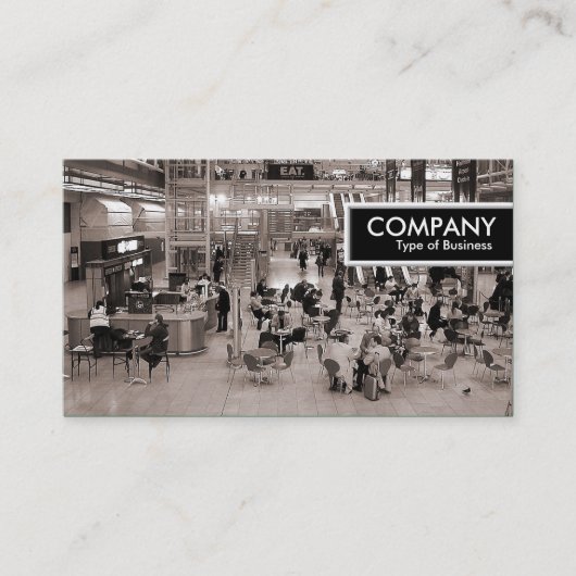 エッジラベル – ステーションコンコースパディントンロンドン 名刺 (正面)