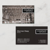 エッジラベル – ステーションコンコースパディントンロンドン 名刺 (正面/裏面)