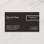 エッジラベル – ステーションコンコースパディントンロンドン 名刺 (裏面)