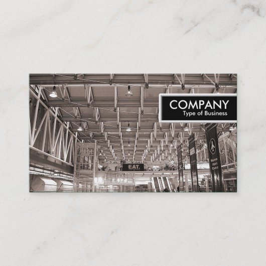 エッジラベル – ステーションコンコースパディントンロンドン 名刺 (正面)