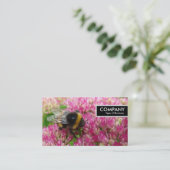 エッジラベル – セダム上ののまわりに 名刺 (スタンド正面)