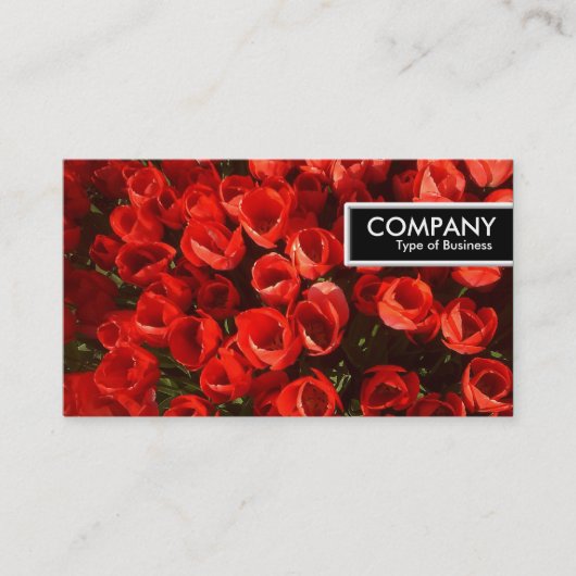 エッジラベル – チューリップ 名刺 (正面)