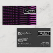 エッジラベル – トーンコーナー – マゼンタ 名刺 (正面/裏面)