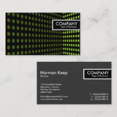 エッジラベル – トーンコーナー – 緑 名刺 (正面/裏面)