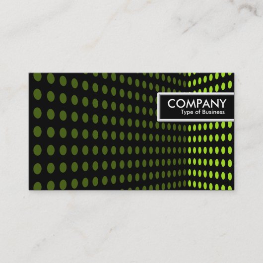 エッジラベル – トーンコーナー – 緑 名刺 (正面)