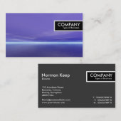 エッジラベル – パープルドーン 名刺 (正面/裏面)