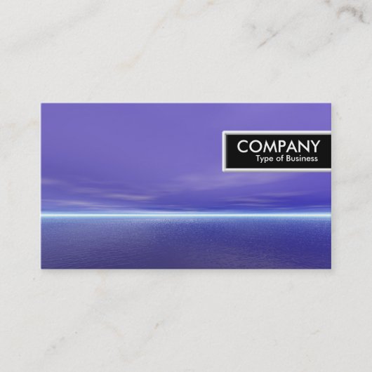 エッジラベル – パープルドーン 名刺 (正面)