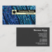 エッジラベル – ビード組 名刺 (正面/裏面)