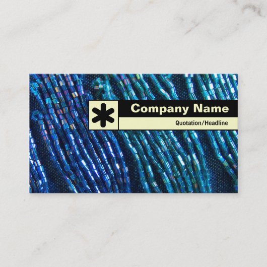 エッジラベル – ビード組 名刺 (正面)