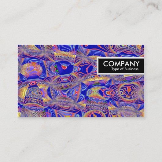 エッジラベル – フラクタル抽象芸術061012a 名刺 (正面)