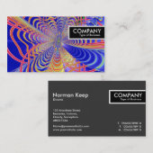 エッジラベル – フラクタル抽象芸術061012d 名刺 (正面/裏面)