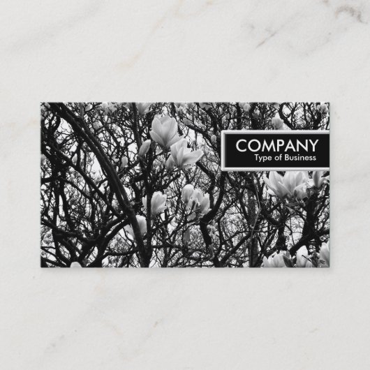 エッジラベル – マグノリアブロッサム 名刺 (正面)