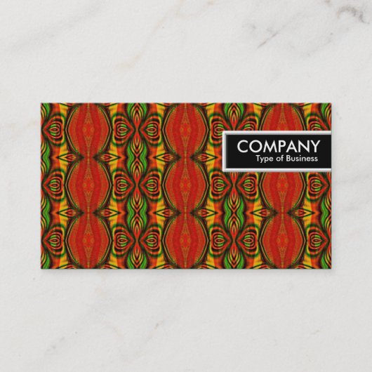 エッジラベル-レトロパターン 名刺 (正面)