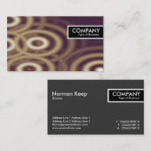 エッジラベル – 係数「O」 名刺 (正面/裏面)