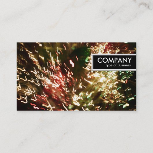 エッジラベル – 光ファイバ 名刺 (正面)