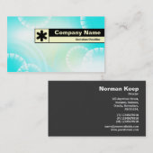 エッジラベル – 抽象芸術02 名刺 (正面/裏面)