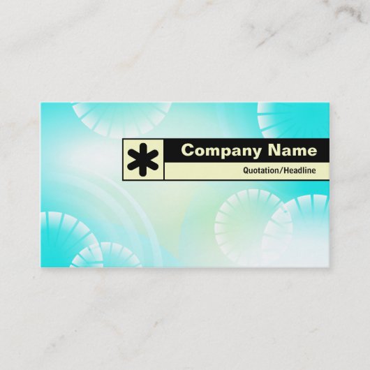 エッジラベル – 抽象芸術02 名刺 (正面)