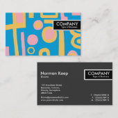 エッジラベル-抽象芸術170914 名刺 (正面/裏面)